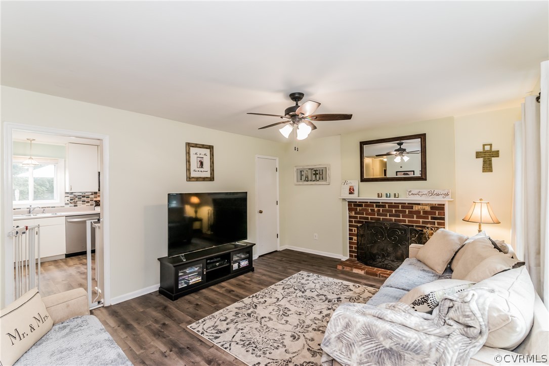 5242 Rollingway Road Chesterfield, VA 23832 - Photo 5 of 24 a bedroom with a bed and a flat screen tv