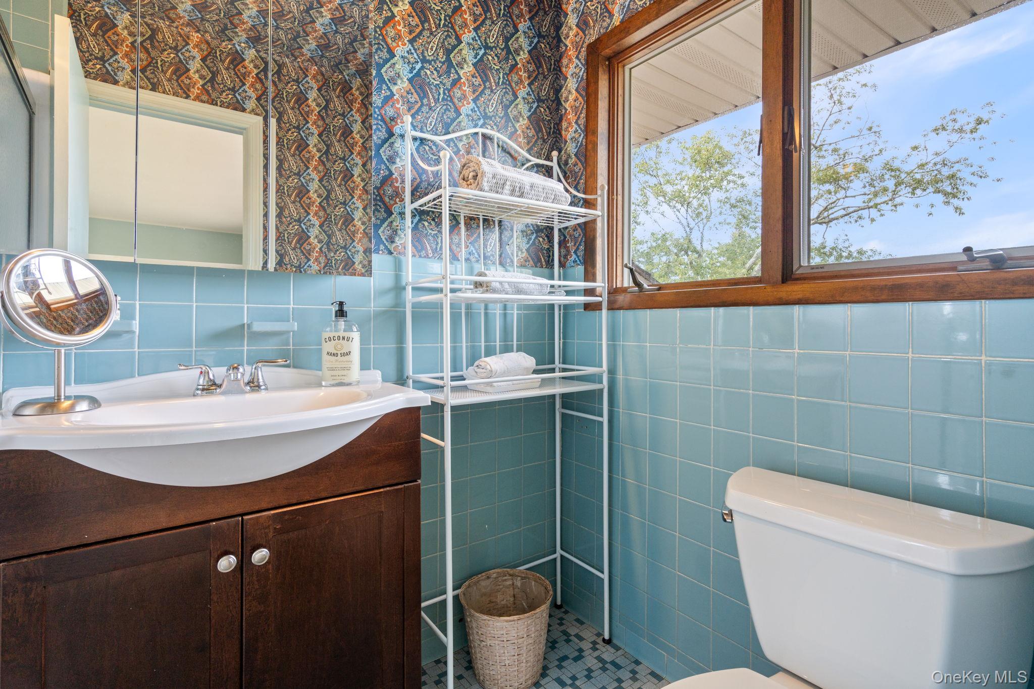 24 Conscience Circle Setauket, NY 11733 - Photo 16 of 31 a bathroom with a sink toilet and a mirror