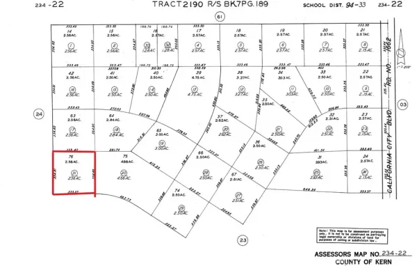 $2,000 | 0 Dana Drive, Mojave, CA 93501