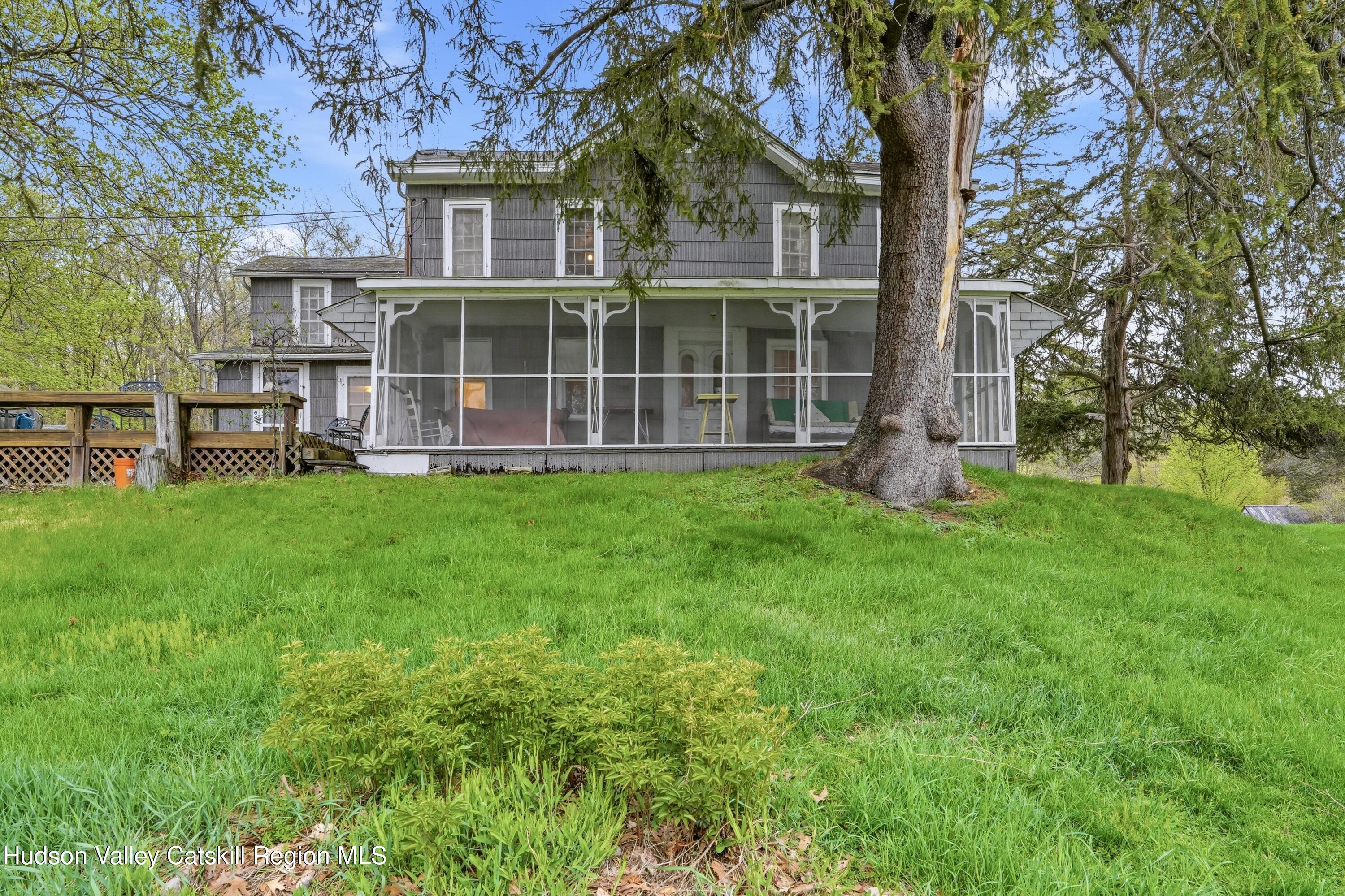 a house view with a garden space