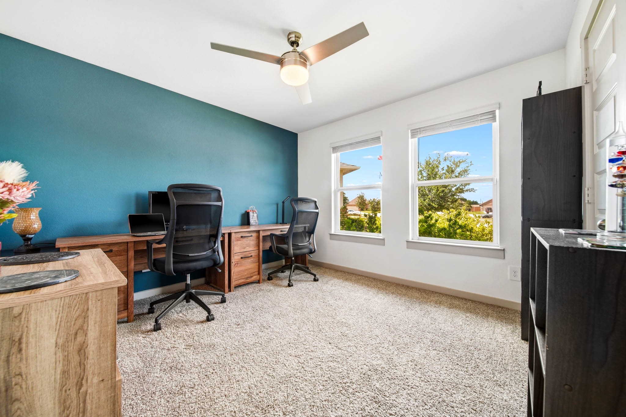 10207 Alpine Lake Lane Rosharon, TX 77583 - Photo 20 of 30 a view of a workspace with furniture and a window