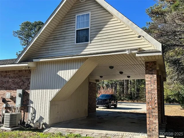 a view of a house with a balcony