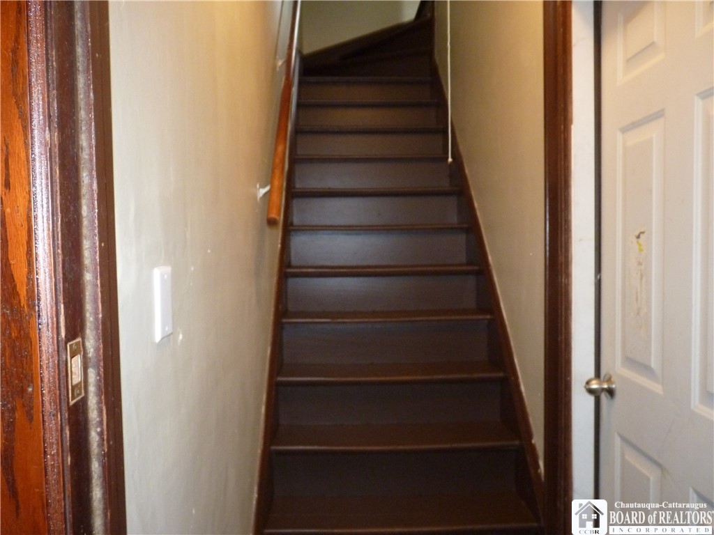 70 Pershing Avenue Jamestown, NY 14701 - Photo 17 of 34 Stairway to upper apartment