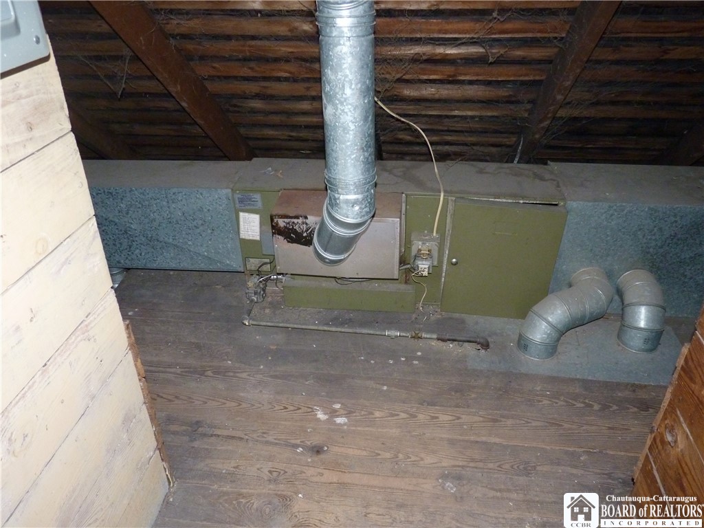 70 Pershing Avenue Jamestown, NY 14701 - Photo 28 of 34 Closet with upper unit furnace