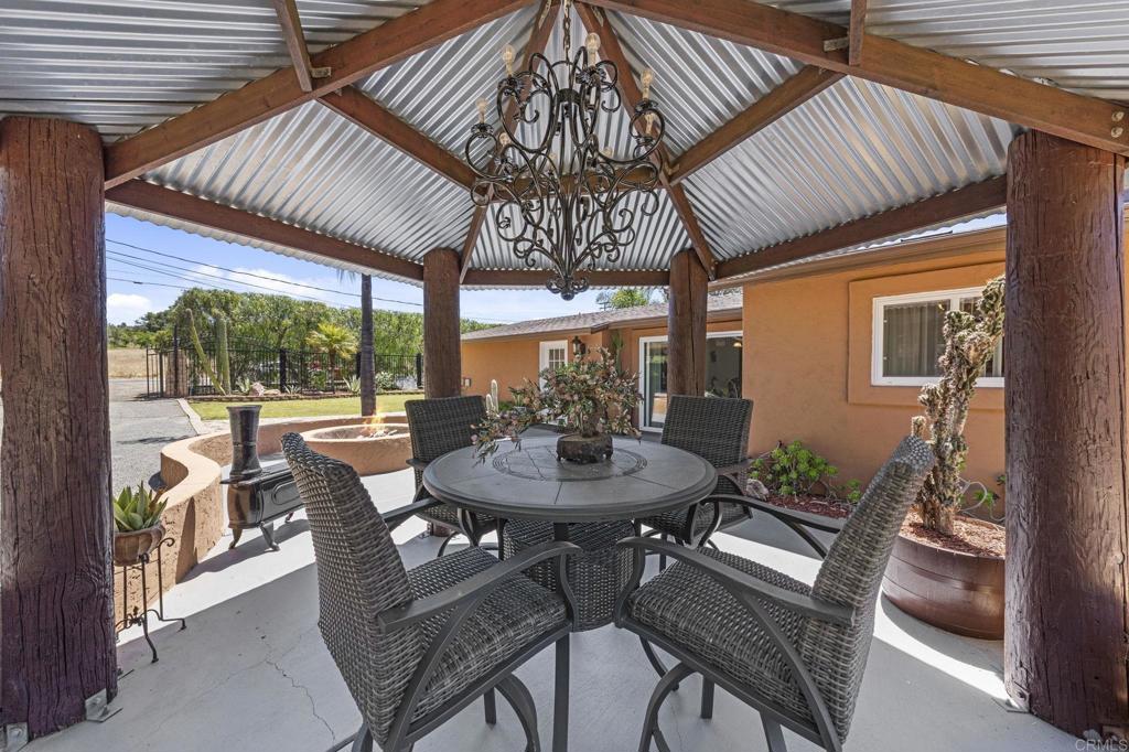 30265 Miller Road Valley Center, CA 92082 - Photo 33 of 56 a view of a dining room with furniture window and outside view