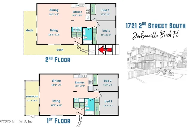an aerial view of a house with a lake view