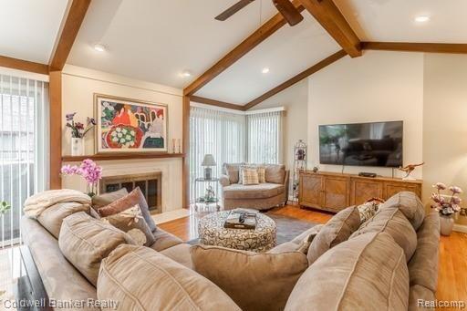 36585 Valley Ridge Drive Farmington, MI 48331 - Photo 15 of 49 Great Room/Fireplace