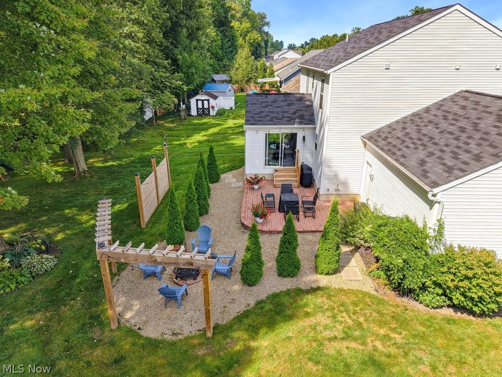 851 Susan Road Ravenna, OH 44266 - Photo 43 of 50 ariel view of the backyard