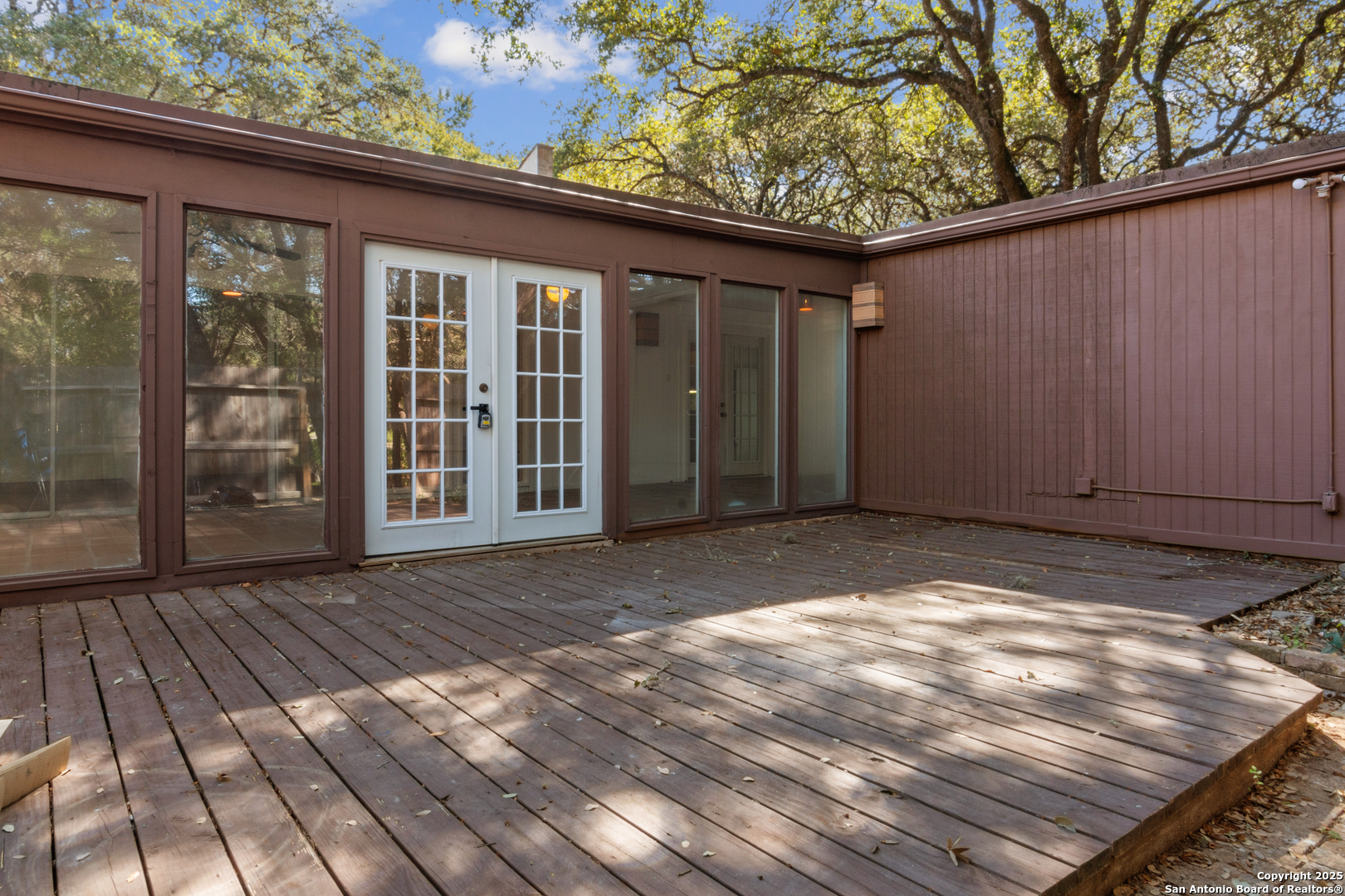 12031 Arms Way Street Live Oak, TX 78233 - Photo 20 of 24 a view of backyard with green space