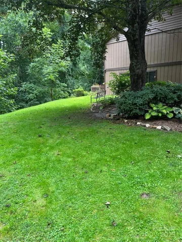 a view of a back yard