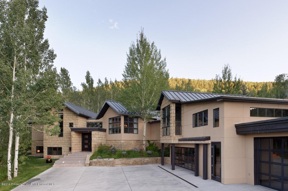 416 Moore Drive Aspen, CO 81611 - Photo 4 of 28 a front view of a house with a garden