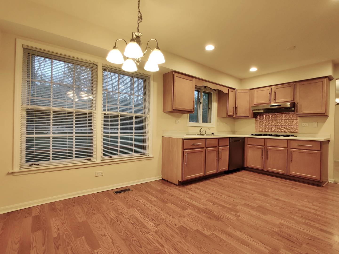 1520 Chippewa Drive Naperville, IL 60563 - Photo 6 of 18 a kitchen with a refrigerator sink and cabinets
