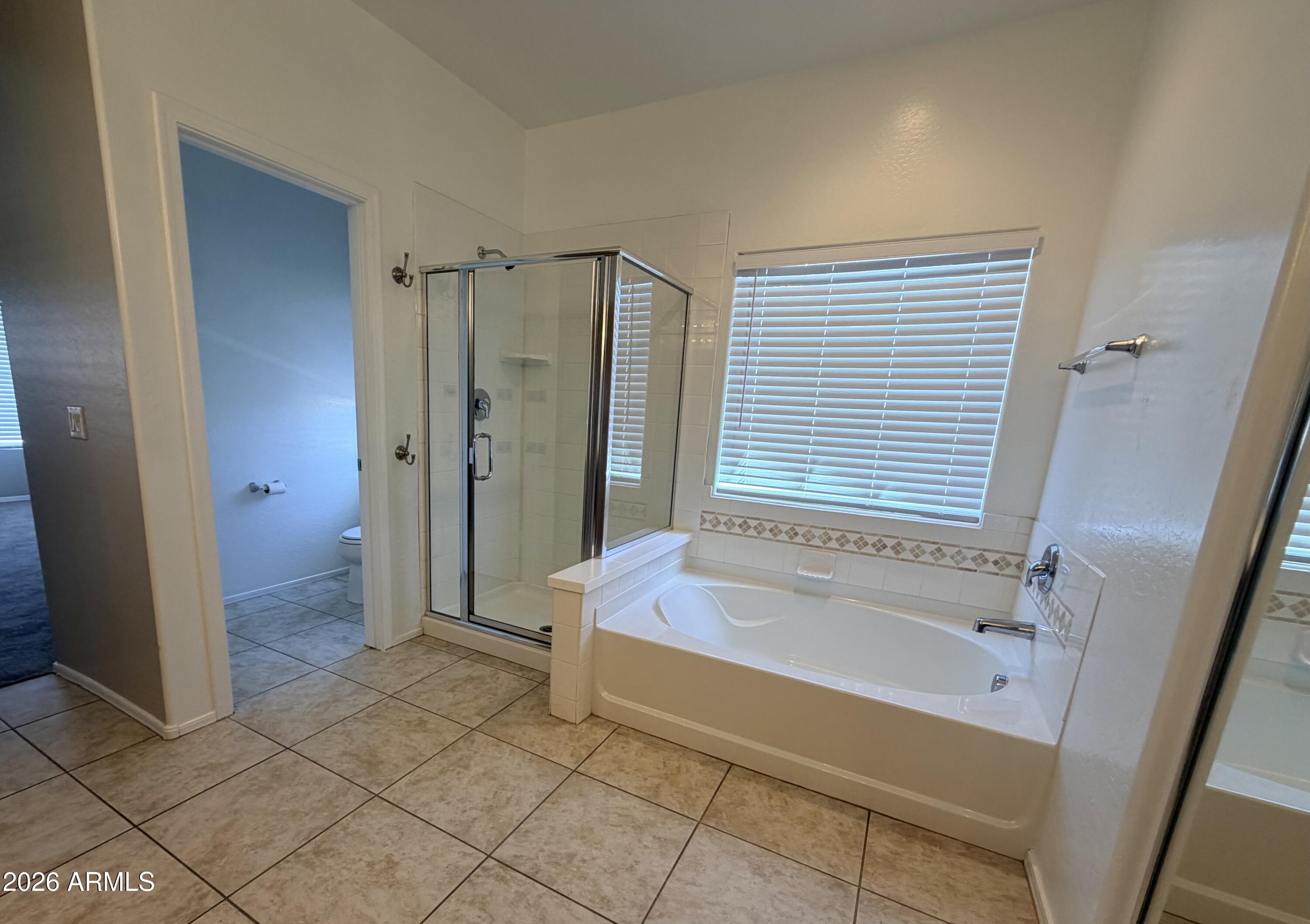 191 West Rio Drive Casa Grande, AZ 85122 - Photo 19 of 34 a spacious bathroom with a tub shower and a sink