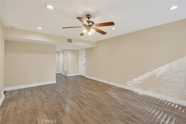 a view of an empty room