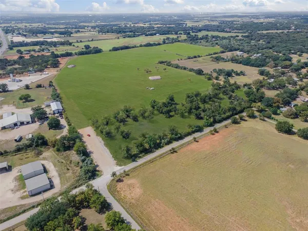 an aerial view of a houses