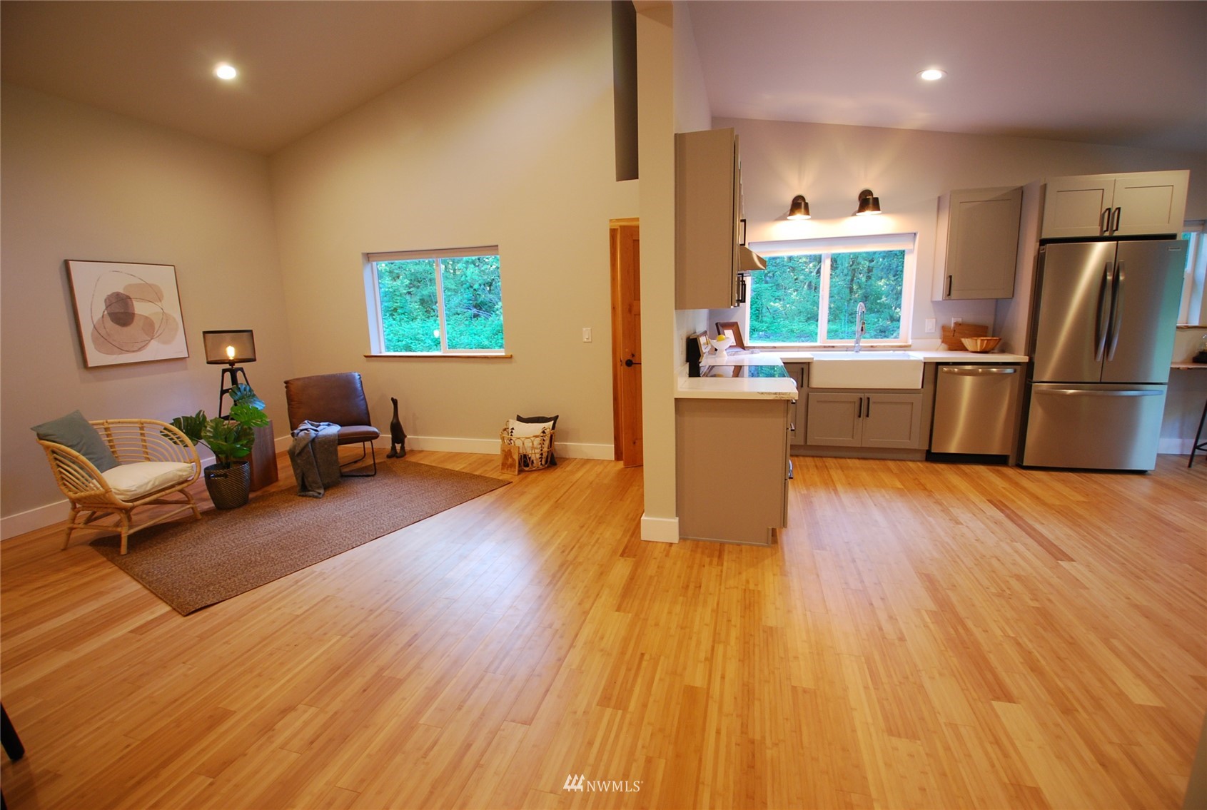 48514 Gold Bar Index Rd Road Index, WA 98256 - Photo 11 of 22 a living room with furniture and a wooden floor