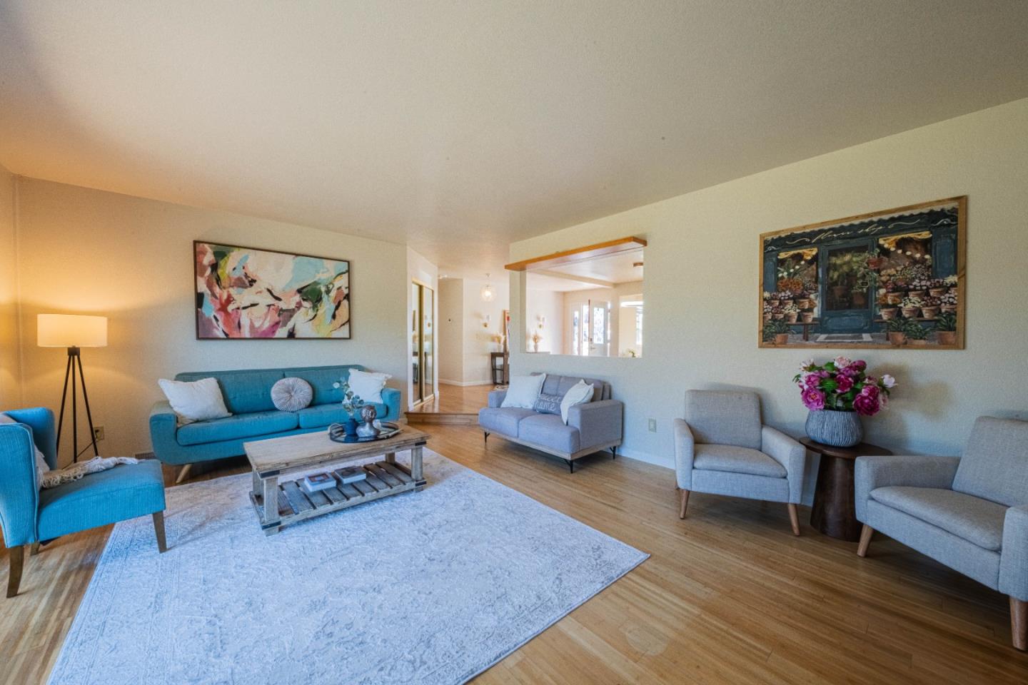 9919 Mimosa Path Salinas, CA 93907 - Photo 12 of 39 a living room with furniture and wooden floor