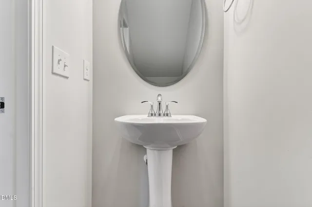 a view of a room that has a window in it