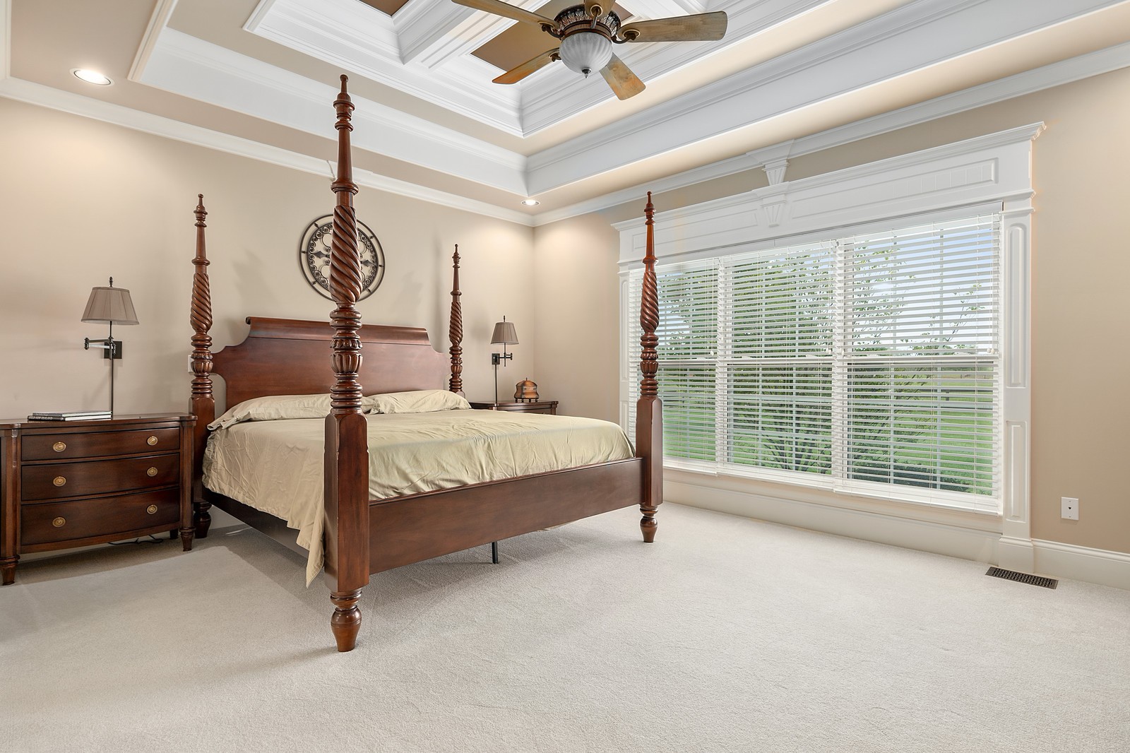 288 Lee Road Cottontown, TN 37048 - Photo 18 of 47 a bedroom with a bed and a large window