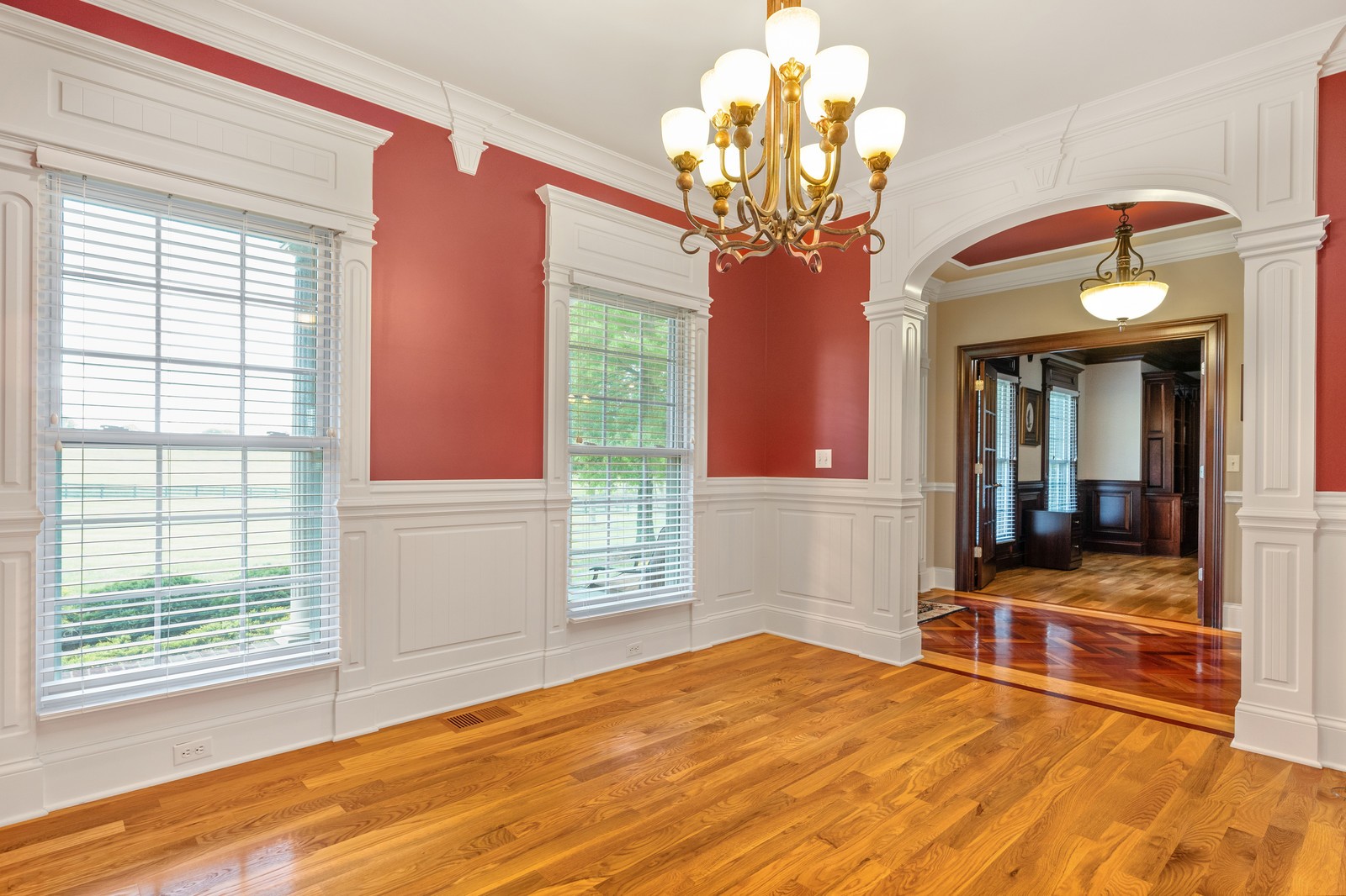 288 Lee Road Cottontown, TN 37048 - Photo 10 of 47 a bedroom with a bed and a chandelier