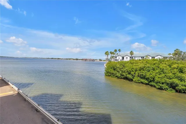 an outdoor space with seating