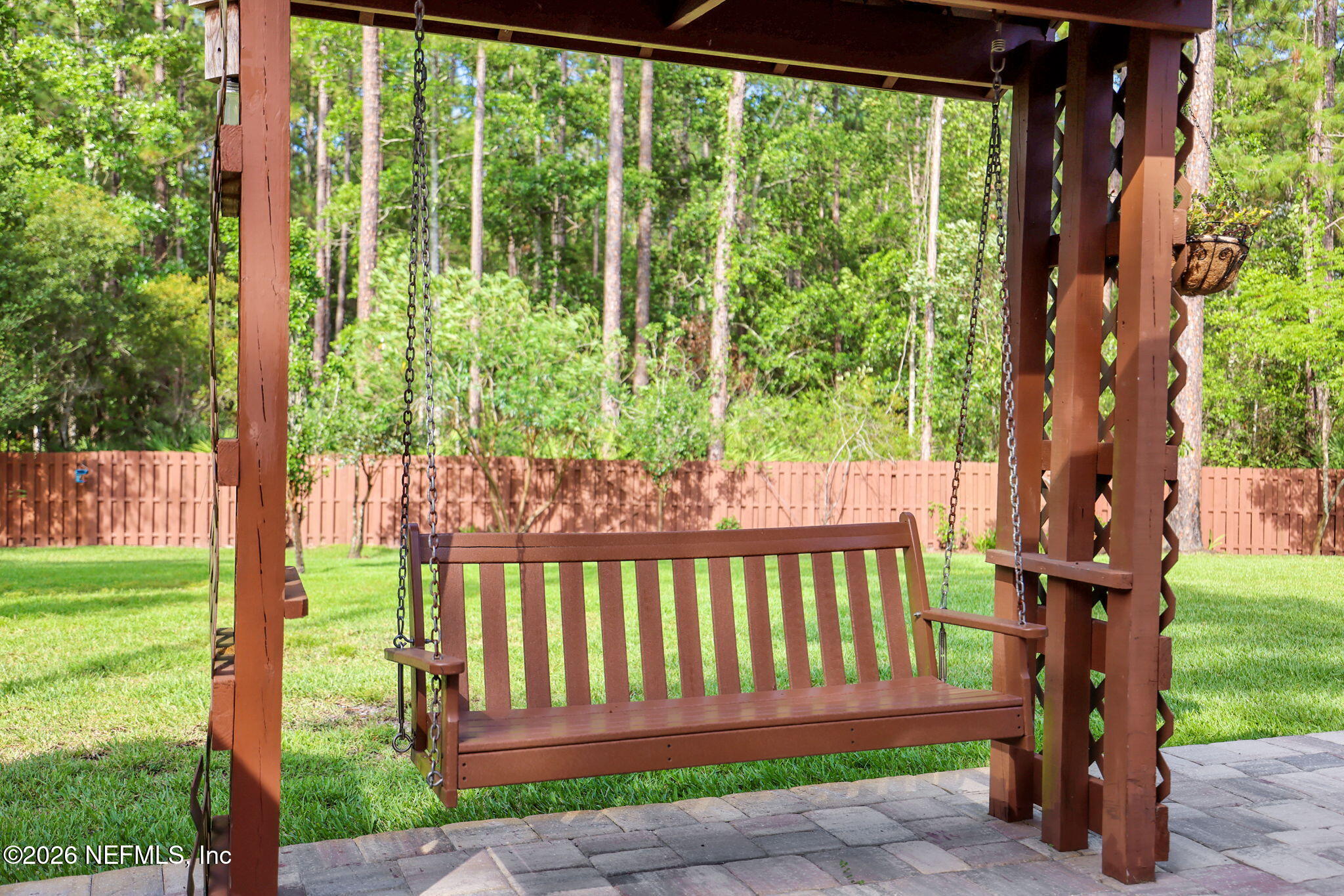 156 North Atherley Road St. Augustine, FL 32092 - Photo 56 of 80 back yard swing