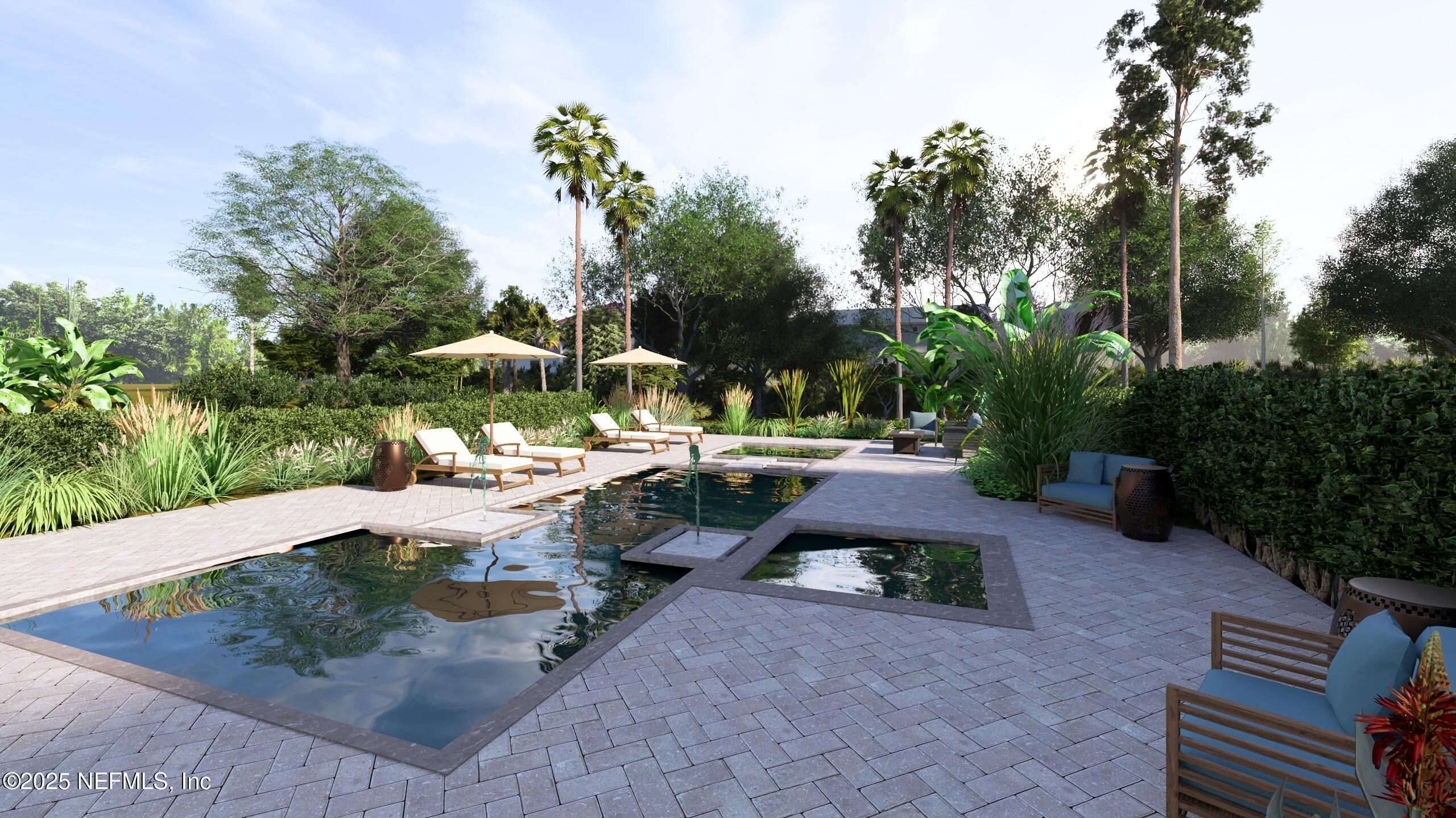 2016 Beach Avenue Atlantic Beach, FL 32233 - Photo 16 of 18 a view of a backyard with sitting area