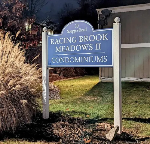 a sign on the side of a building