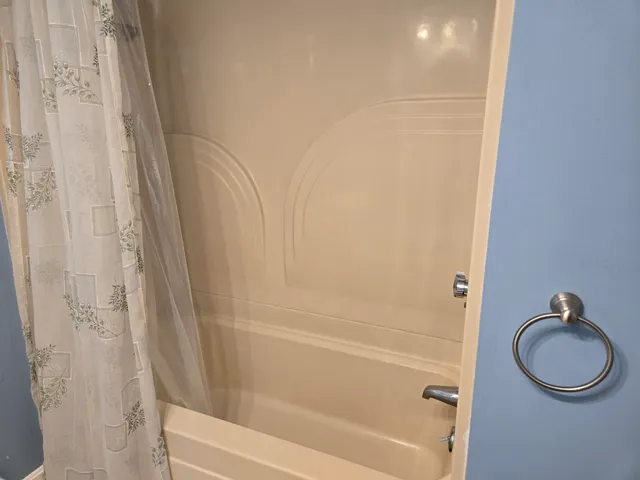 a bathroom with a sink and a tub