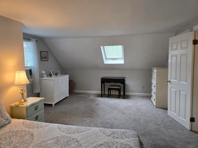 a view of a livingroom with furniture