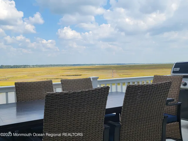a view of an ocean and beach