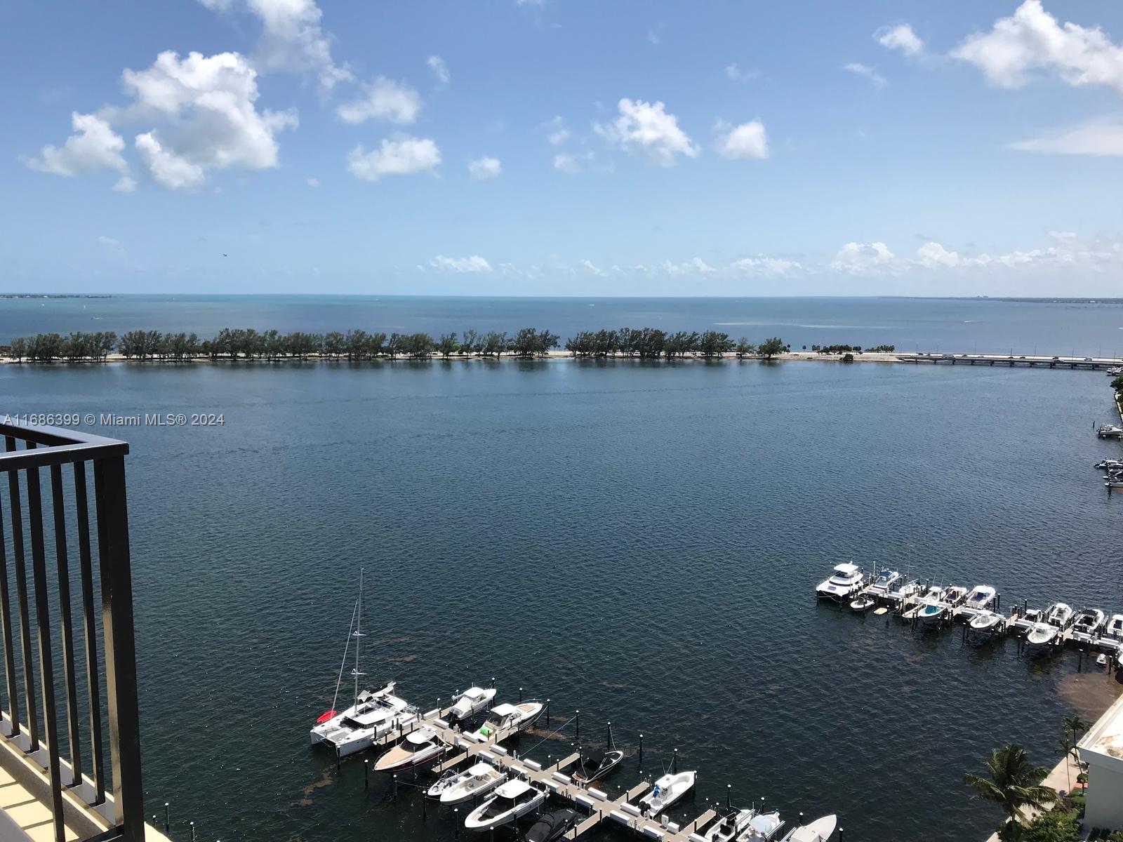 1865 Brickell Avenue, Unit APH6 Miami, FL 33129 - Photo 24 of 24 a view of a lake with a lot of flowers