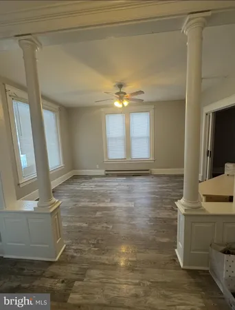 a view of an entryway of a house