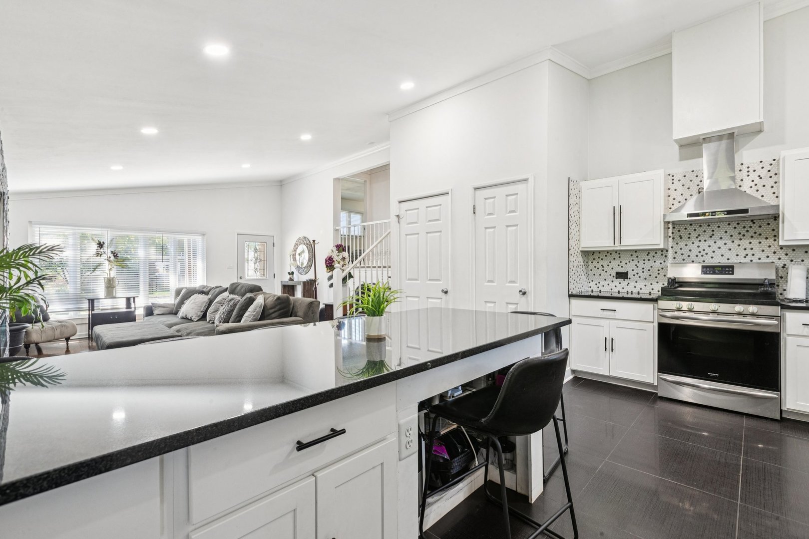 122 West Helen Road Palatine, IL 60067 - Photo 11 of 58 a kitchen with counter top space cabinets and stainless steel appliances