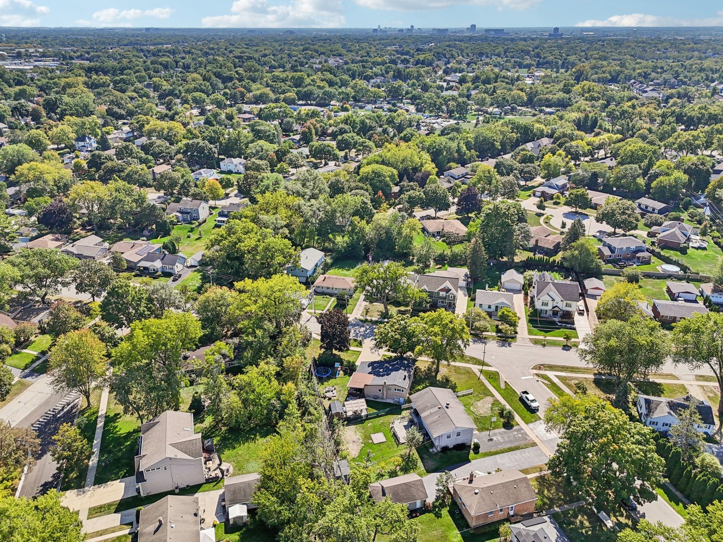 122 West Helen Road Palatine, IL 60067 - Photo 45 of 58 an aerial view of residential houses with outdoor space