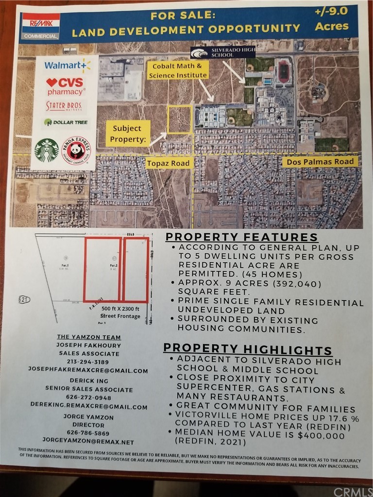 0 Topaz Victorville Ca  