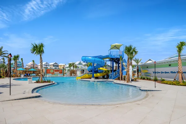 a view of a house with a swimming pool