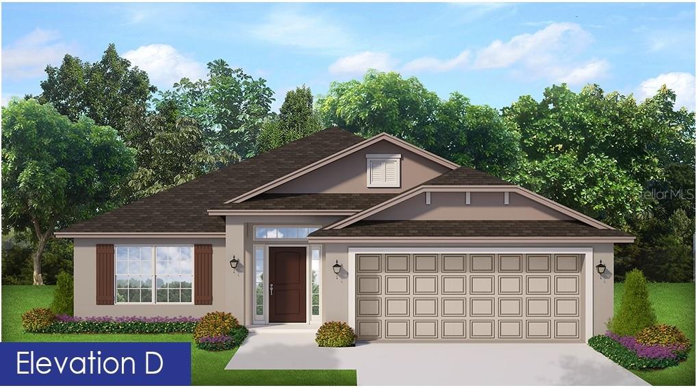 4469 Sutherland St Spring Hill, Unit LOT 12 Spring Hill, FL 34609 - Photo 1 of 1 a front view of a house with garden