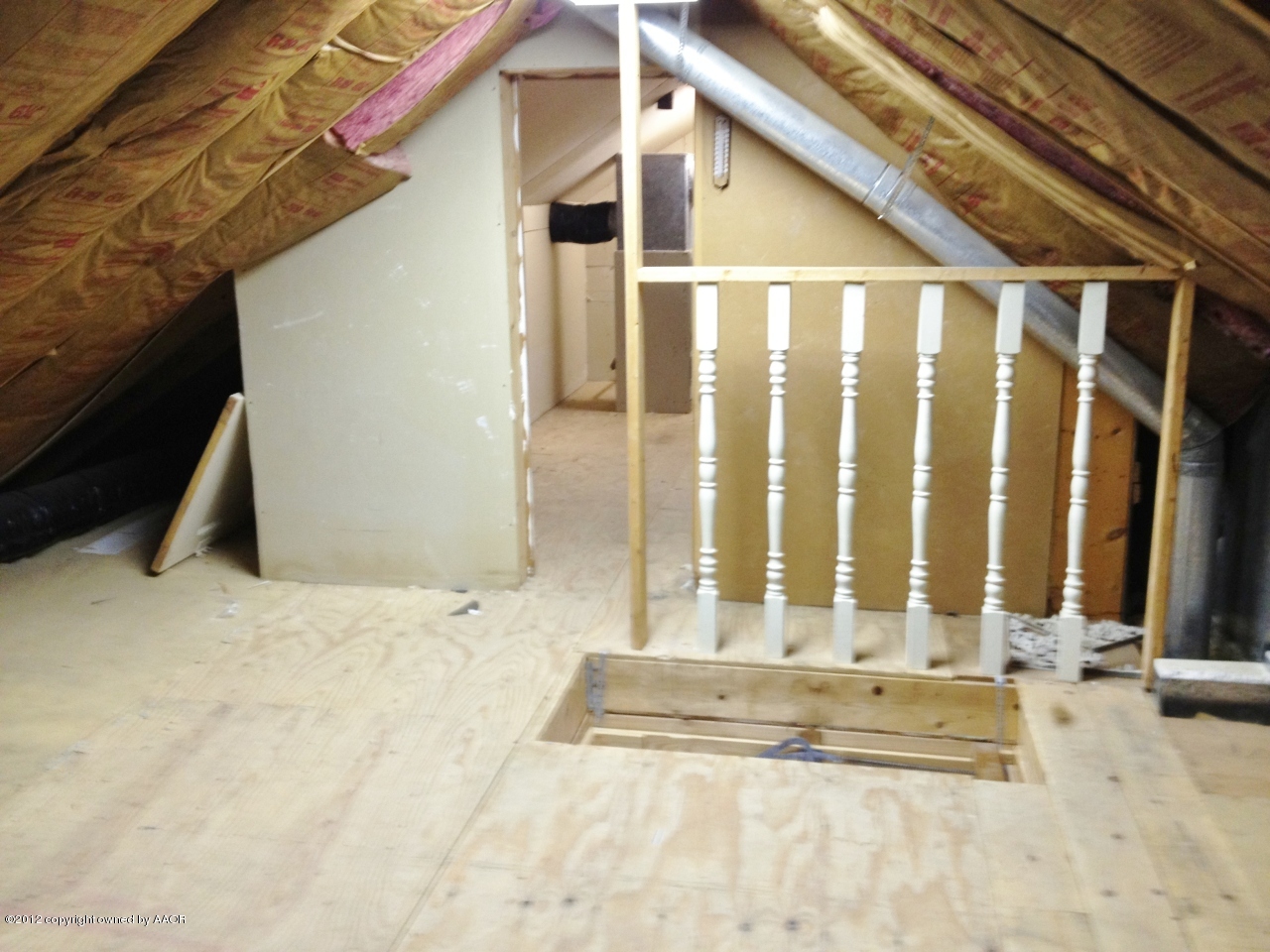 4805 Journey Street Amarillo, TX 79110 - Photo 31 of 37 Floored Attic above Shop