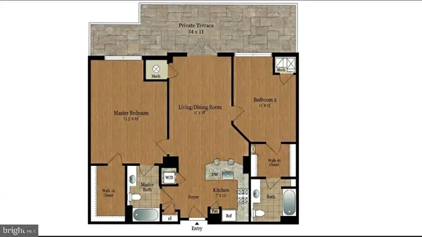 $699,000 | 1300 N Street Northwest, Unit 15, Washington, DC 20005