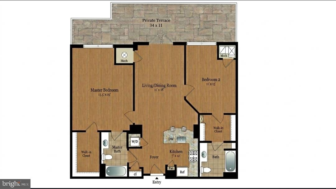 1300 N Street Northwest, Unit 15 Washington, DC 20005 - Photo 49 of 51 a picture of a wall