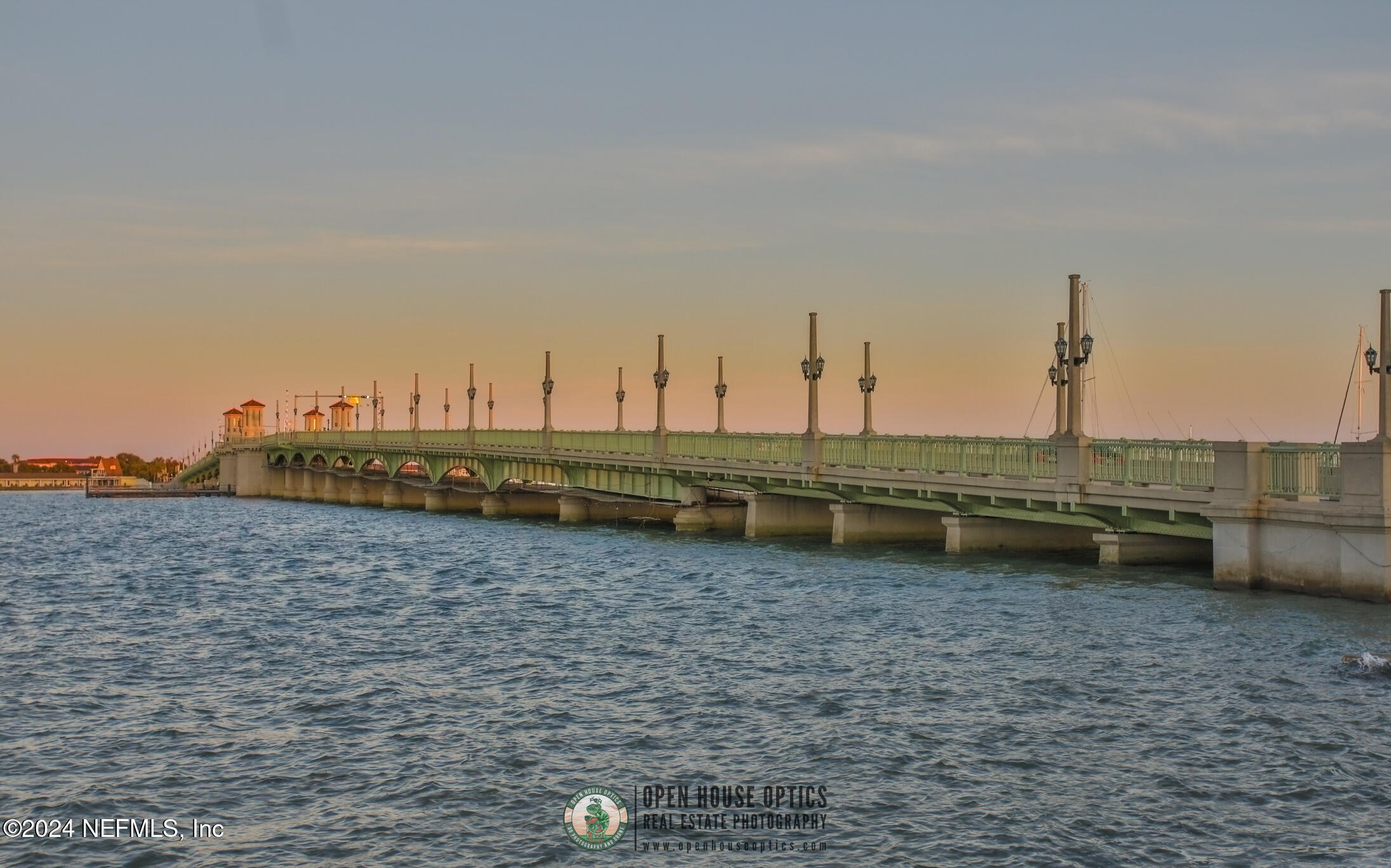 47 Sandpiper Drive St. Augustine, FL 32080 - Photo 59 of 61 a view of a lake with a large bridge
