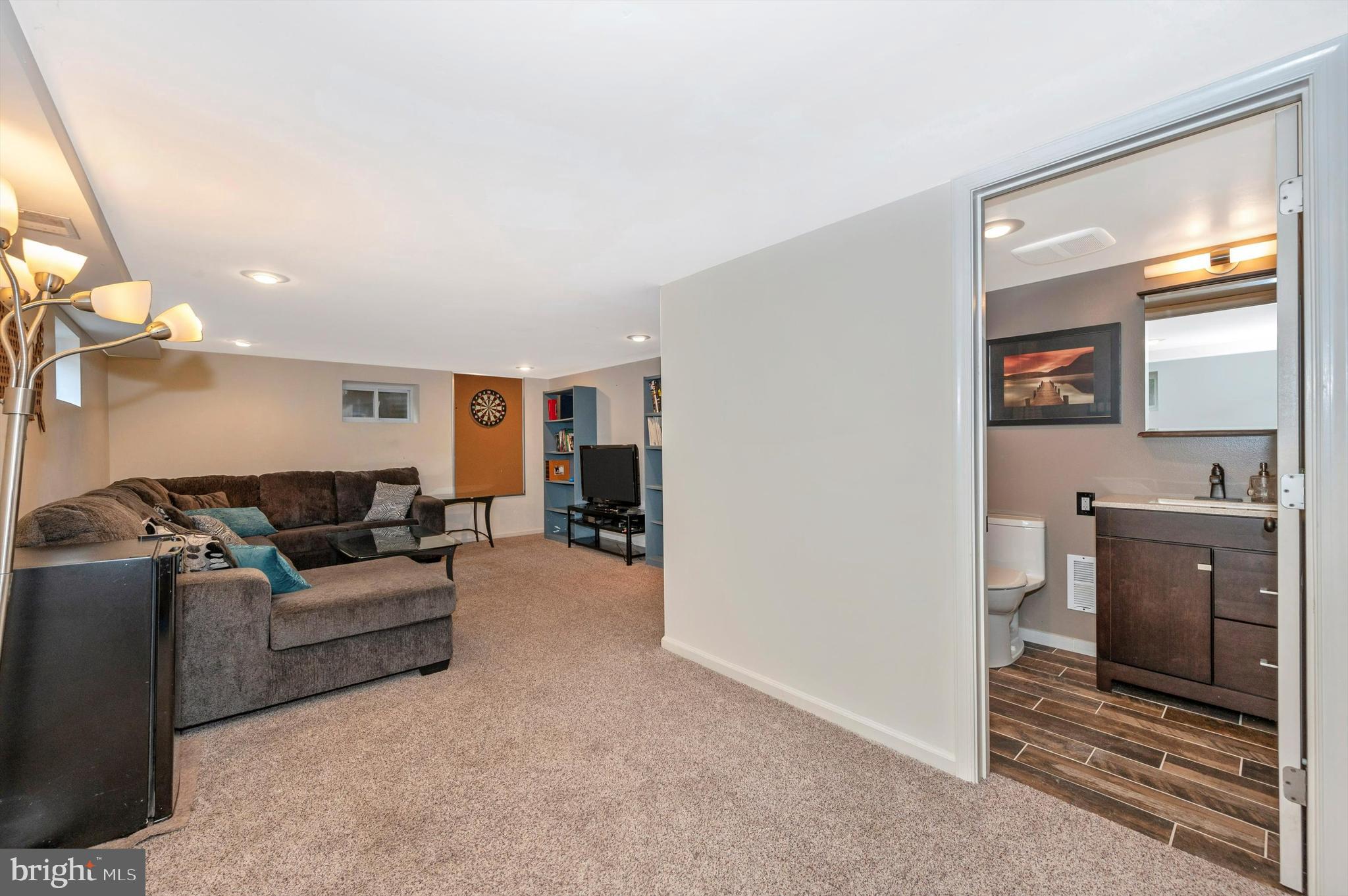 9521 Riggs Road Adelphi, MD 20783 - Photo 28 of 51 Lower Level Family/Rec Room w/Full Bath