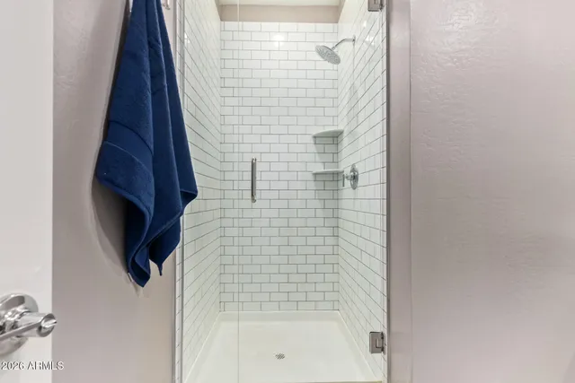 en empty room with windows