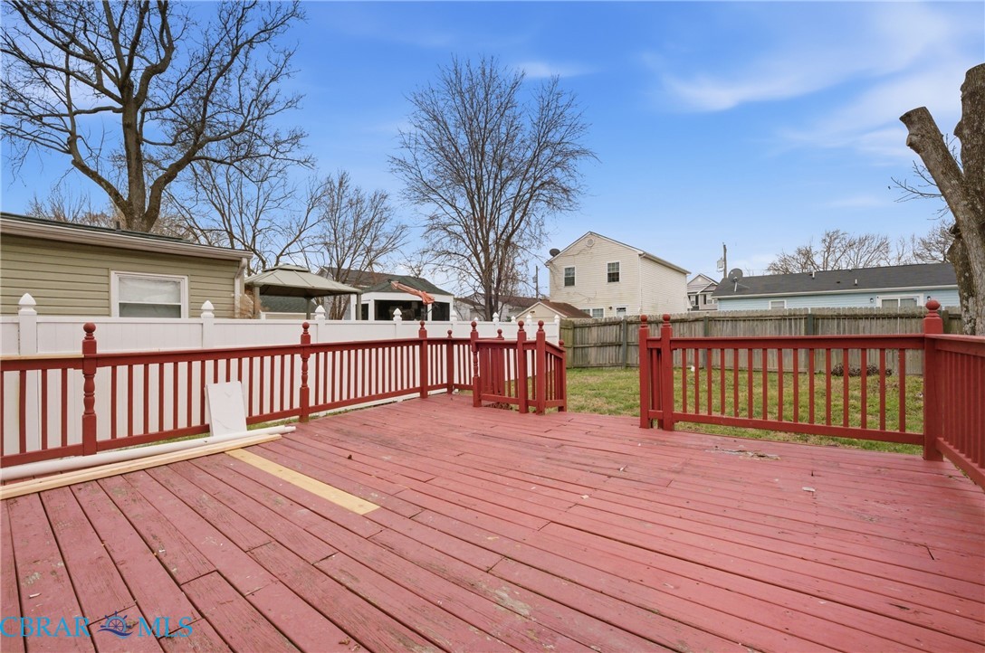 733 Spruce Street Hampton, VA 23661 - Photo 24 of 29 Deck with a residential view and a fenced backyard