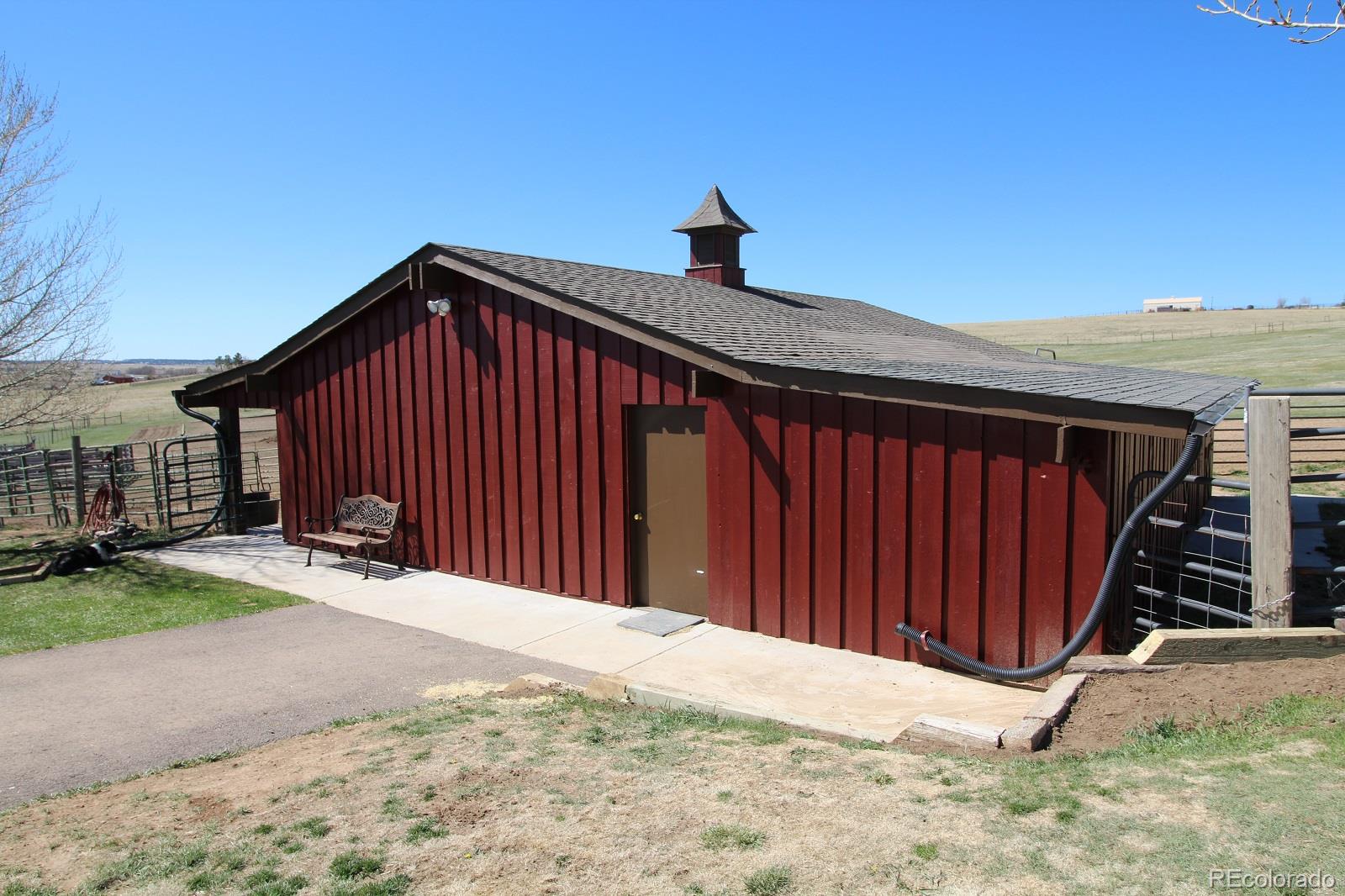 6202 Lorraine Road Larkspur, CO 80118 - Photo 23 of 35 a view of a house with wooden fence