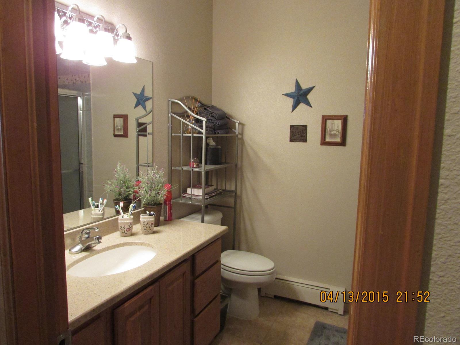 6202 Lorraine Road Larkspur, CO 80118 - Photo 32 of 35 a bathroom with a toilet sink and mirror