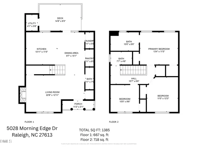 a view of a backyard with a deck
