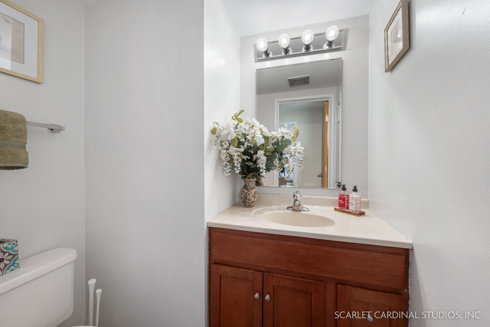 162 Tracy Way Bolingbrook, IL 60440 - Photo 7 of 11 a bathroom with a sink vanity and a mirror