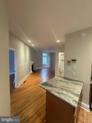 a view of kitchen and sink